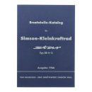 Ersatzteilkatalog, Ersatzteilliste, Simson SR4-2
